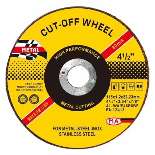 Metal Cutting Disk 4 Inch Stainless Steel 1.2mm Resin China Cutting Disc 105x1x16mm