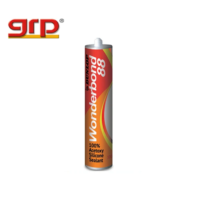 Low MOQ Dunlop Wonderbond 88 Acetoxy Silicone Adhesive Sealant Best Low Price in Malaysia