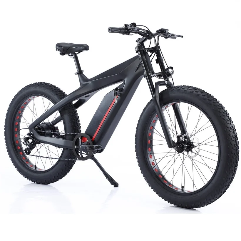 EU US CA stock Carbon fibre e mtb 1000W Fat Tire Electric Bike mid drive electric mountain bicycle carbon fiber ebike