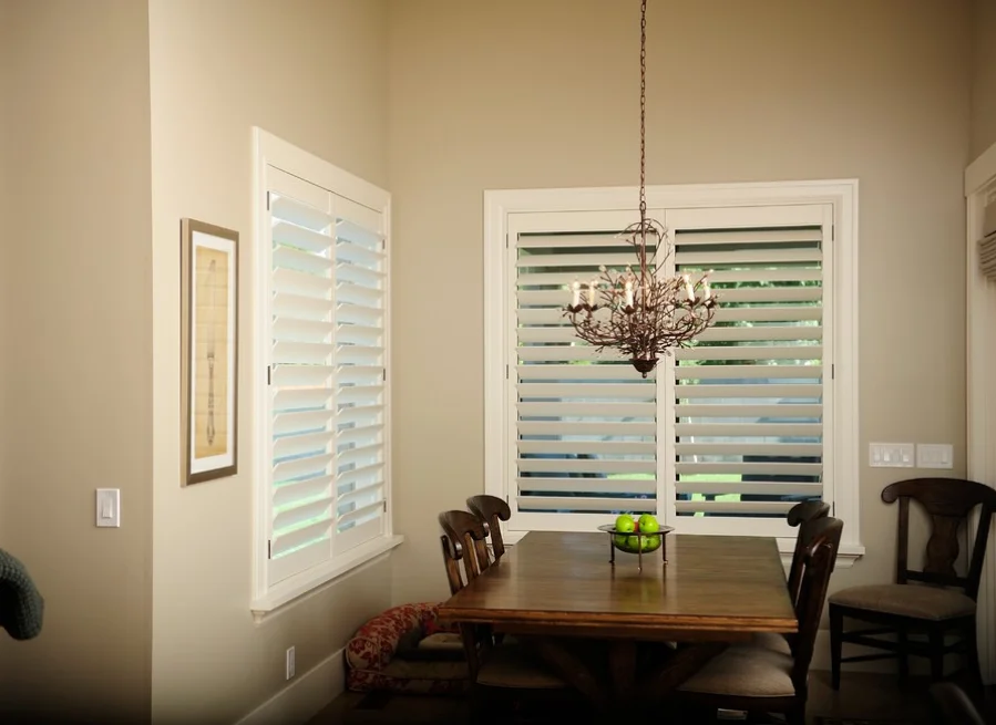 
Antique customized wooden plantation shutters 