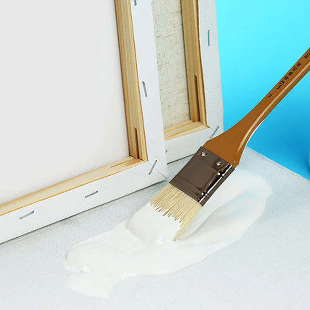 
blank artist stretched canvas with wooden frame 100% cotton 