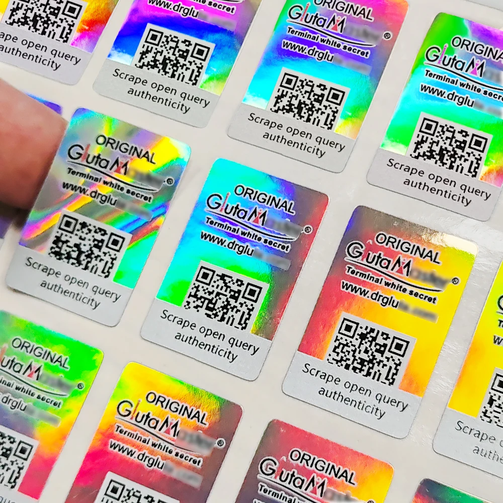 Custom High Quality Brand Logo Printed 3d Authenticity Hologram Sticker Label Cheap Factory