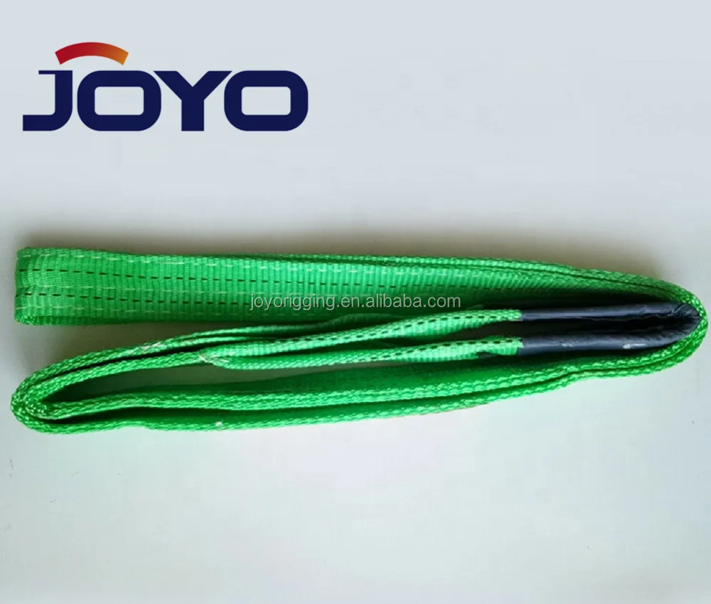 TUV GS high quality 6 ton 8Ton 10Ton 20Ton  plat double layer lifting Polyester belt webbing sling