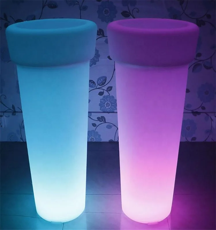 Китайский завод, Лидер продаж, цветочный горшок со светодиодным освещением, освещение для зарядки, цветочный горшок с солнечным светом