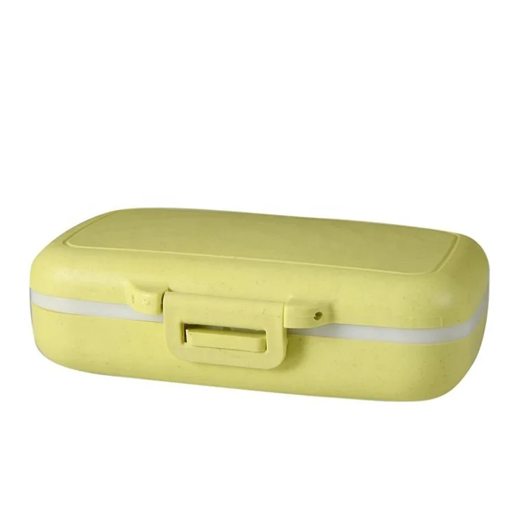 
Hot Selling Custom Logo Two-in-one Multi-functional Six Compartment Medicine Pill Box 