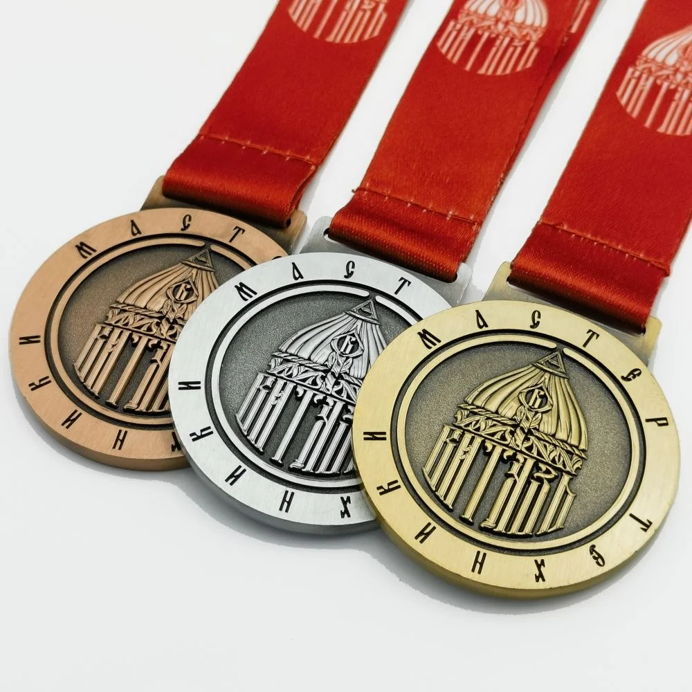 Factory Custom Logo Sport Anti-barss Gold Champions Souvenir Cycling Football Basketball Marathon Finisher Winner Award Medals