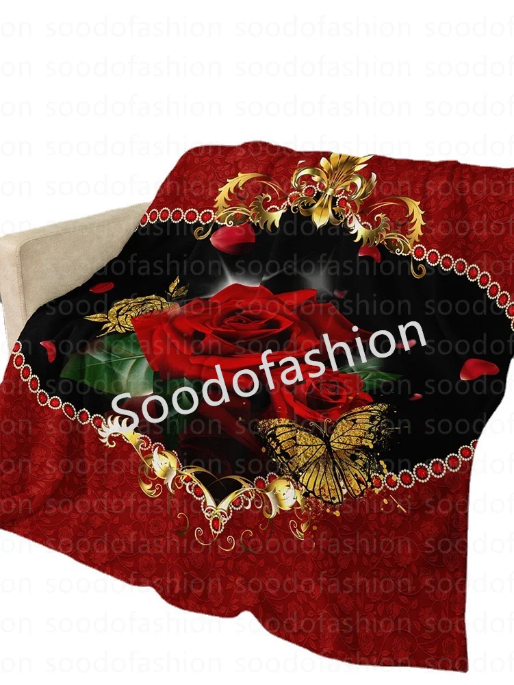 New arrival design mother day best gift to my mom luxury designer soft and comfortable Envelope blankets