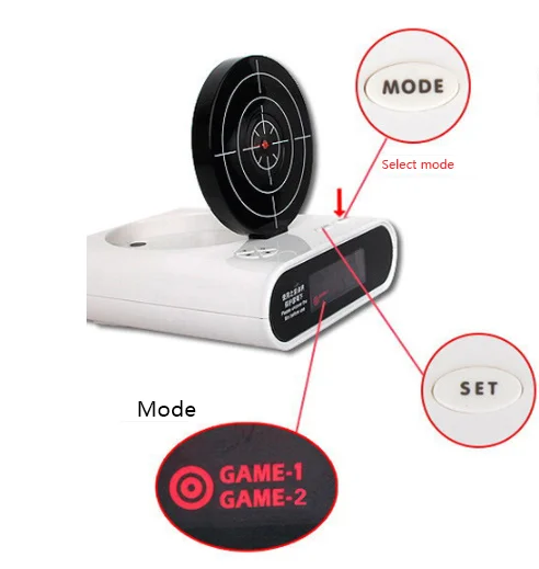 Самые интересные игрушечные часы-будильник с лазерной съемкой разных цветов