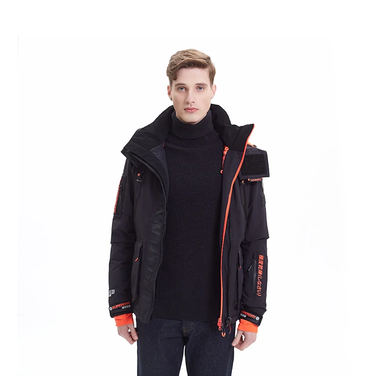 
Men Winter Parka Jacket Waterproof Breathable Windproof Multi-pocket Jacket Outdoor Wear Coat 