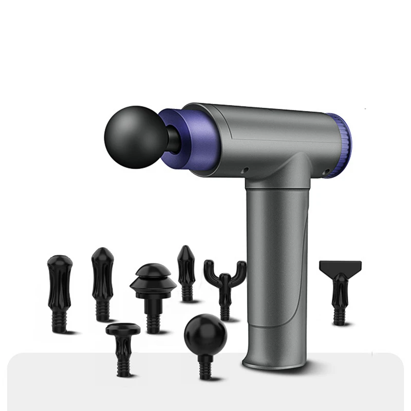 Dropshipping  Muscle Massage Gun 22 Speeds 8 Heads  cordless Massager Gun Handheld Electric Body Massager