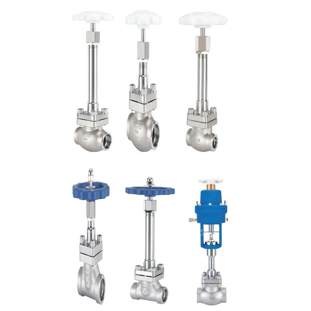 DJ61F-40P series globe valves are designed for the handling of cryogenic liquid,gases,mini-tank and piping system