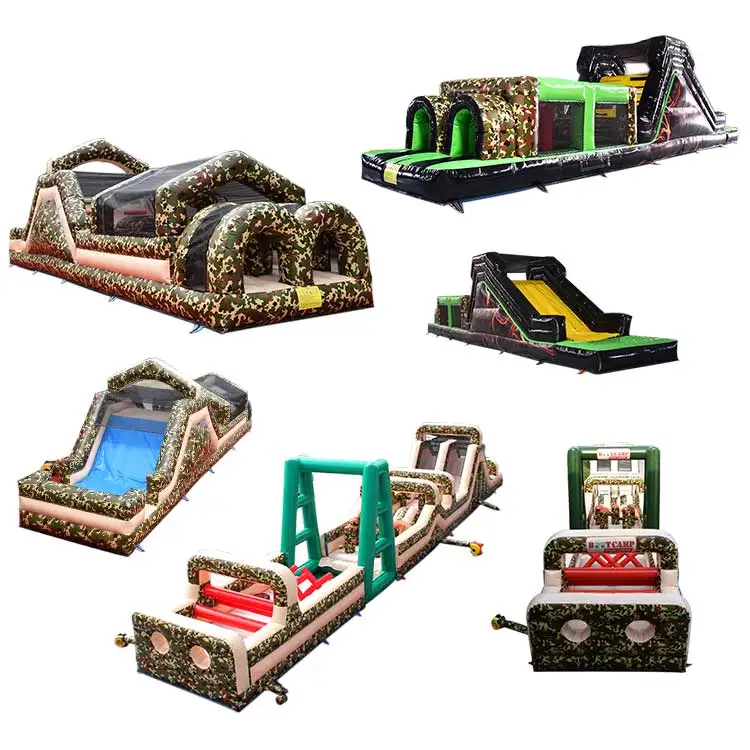 Hight quality adult and kids inflatable obstacle course for sale