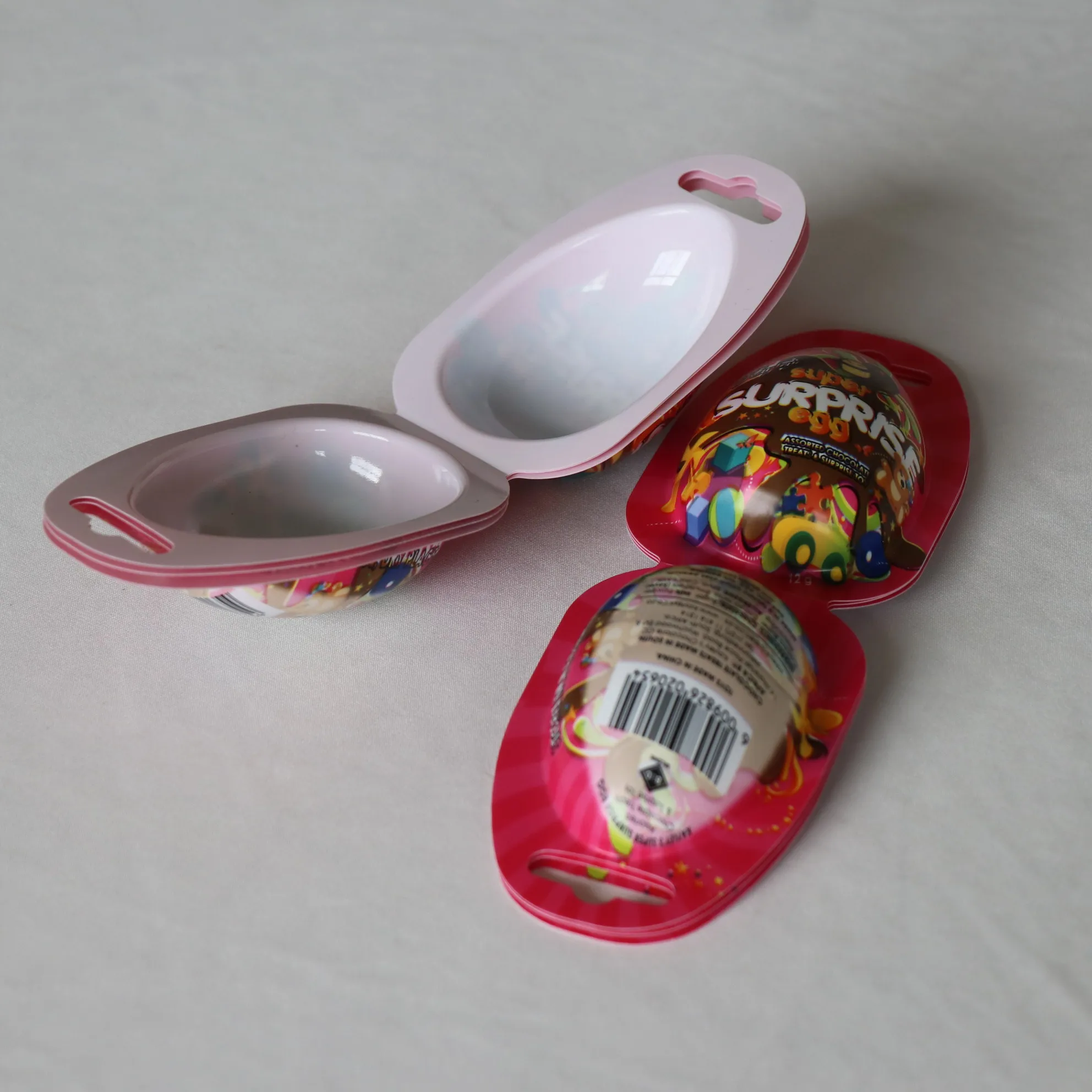 hotsale surprise egg big candy toy printed toy inside surprise egg capsule toy inside