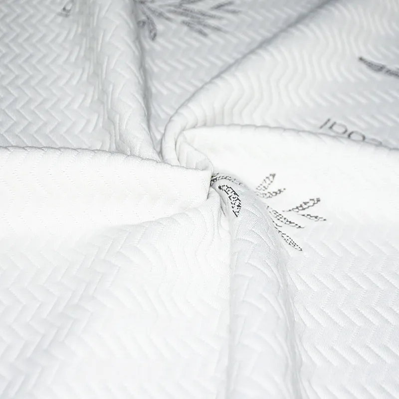 Knitted Jacquard Mattress Bamboo Charcoal Fabric Anti Dust&odor White 30% White Bamboo Charcoal / 70% Polyester Home Textile 30S
