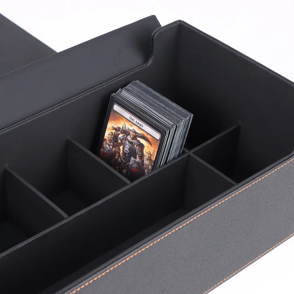 7 in 1 Big Card Storage Box For Trading Cards Magnetic Closure TCG Storage Deck Box For MTG PRG Trading Cards with 5 small boxs
