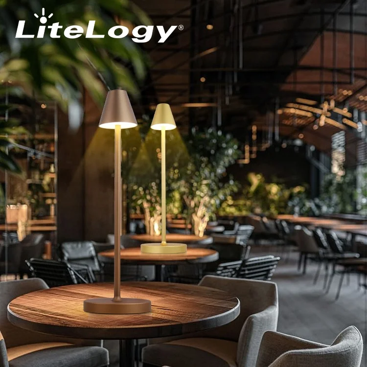 New 2024 Small Home Decor Bedroom Bedside Hotel Design Lampe De Table Restaurant Led Rechargeable Cordless Table Lamp