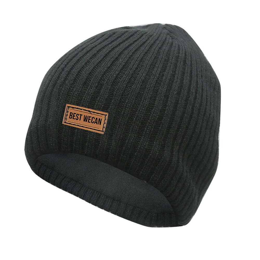 Factory Manufacturer Acrylic Knit Thermal Beanie Hat For Skiing Fishing Snowboarding Trucker Hat Cuff Beanie