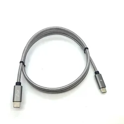 Aluminum 5A  Fast Charging USB type C to Usb type C cable High Speed Data Syncing USB C 3.0 cable