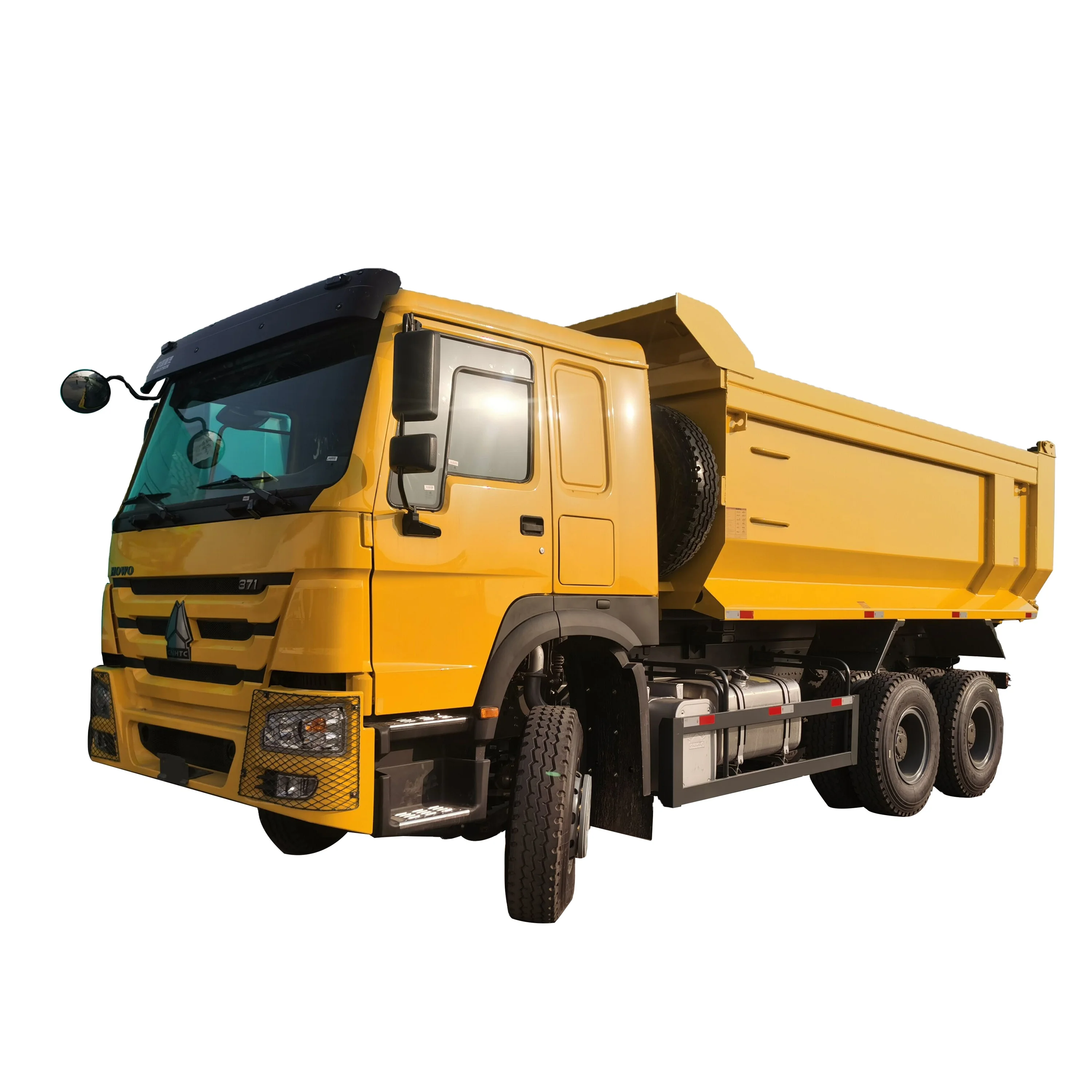 Низкая цена использованный Sinotruk HOWO 6x4/8x4 10/12 колесный 336/371/375/420 л.с. самосвал повышенной грузоподъемности 18-25 куб. М для Африки