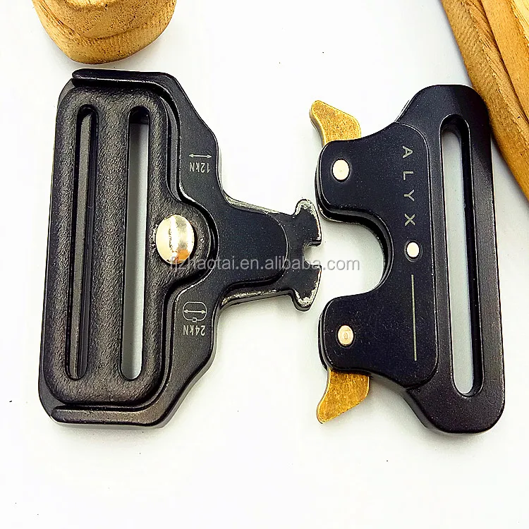 1.5 inch tactical belt buckle for outside, quick release metal buckle