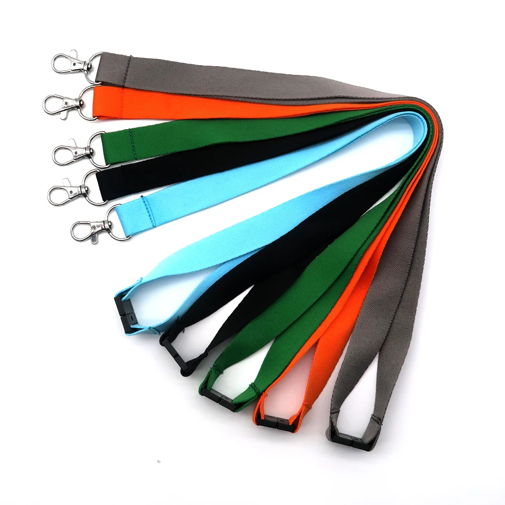 Black Plain Lanyard Plain Black Lanyard