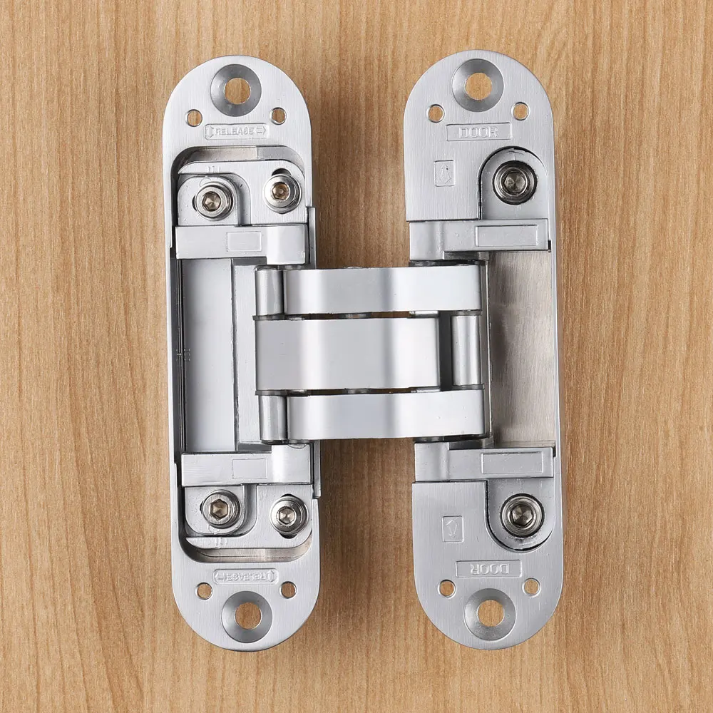 AGB ECLIPSE 2.0 3D adjustable invisible hidden door hinge loading 60kg charniere european style door hinge
