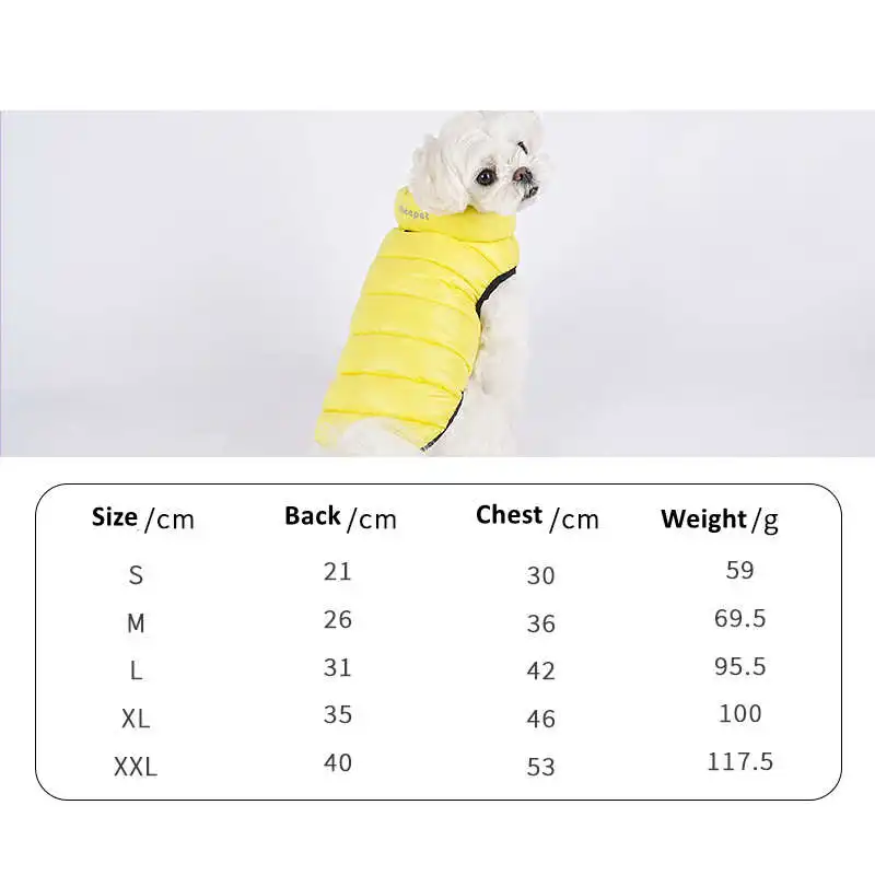 High Quality New Pet Clothes Dog Puffer Coat Double Side Reversible Coats For Winter Fashion Thicker Warm Pet Jacket With Bag