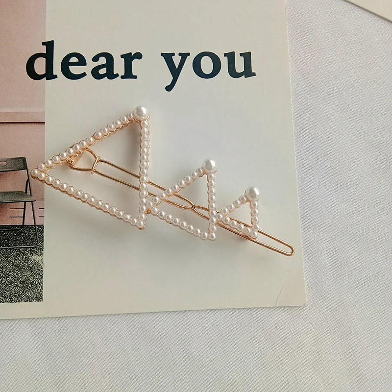 Заколка для волос в классическом стиле Фея Жемчуг любовь звезда Геометрия заколка для волос лягушка боковой зажим женские аксессуары для волос