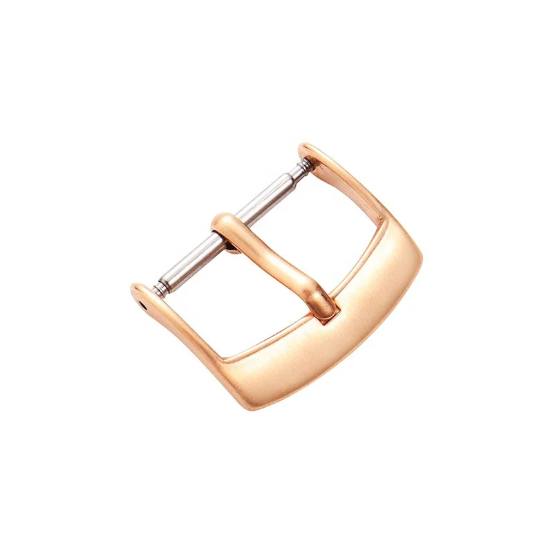 custom 18k gold plated watch strap buckle 316L stainless steel watch buckle  for apple watch bands