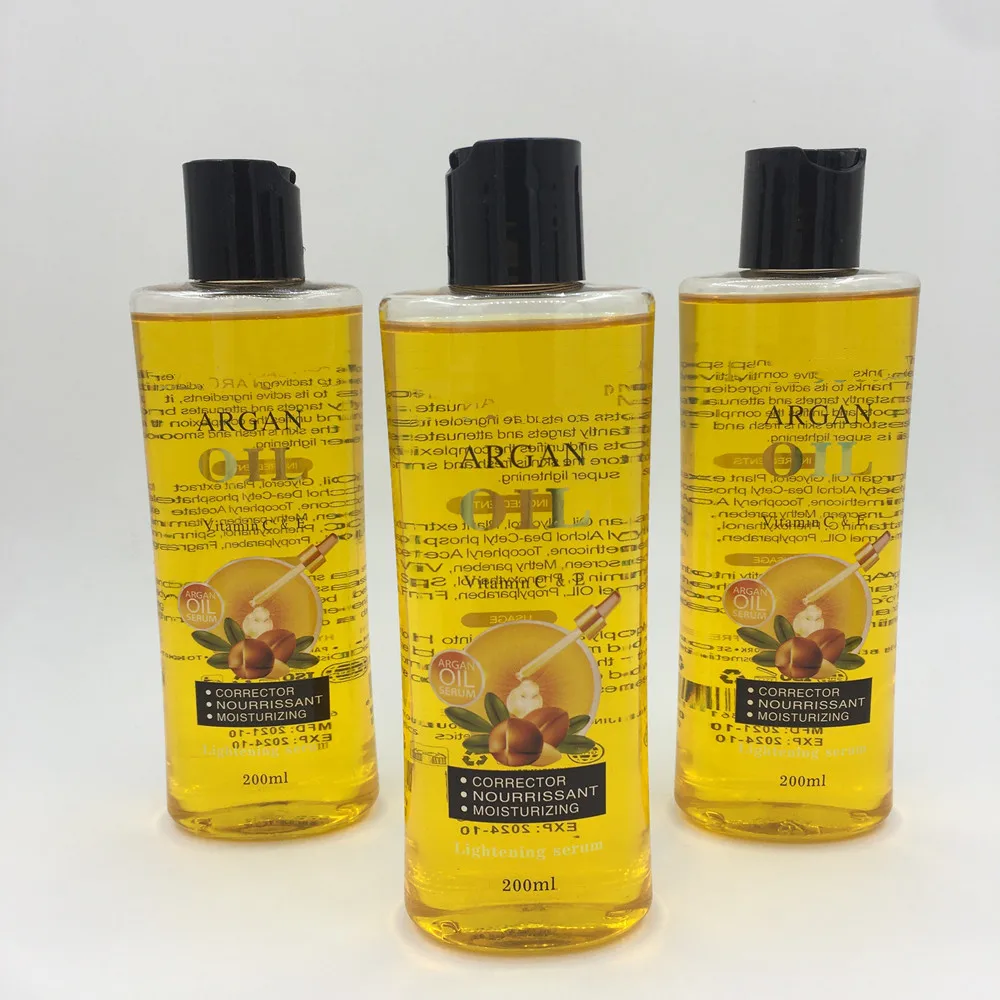 Private Label OEM  Argan Massage Oil face skin care body oil  for hair and skin