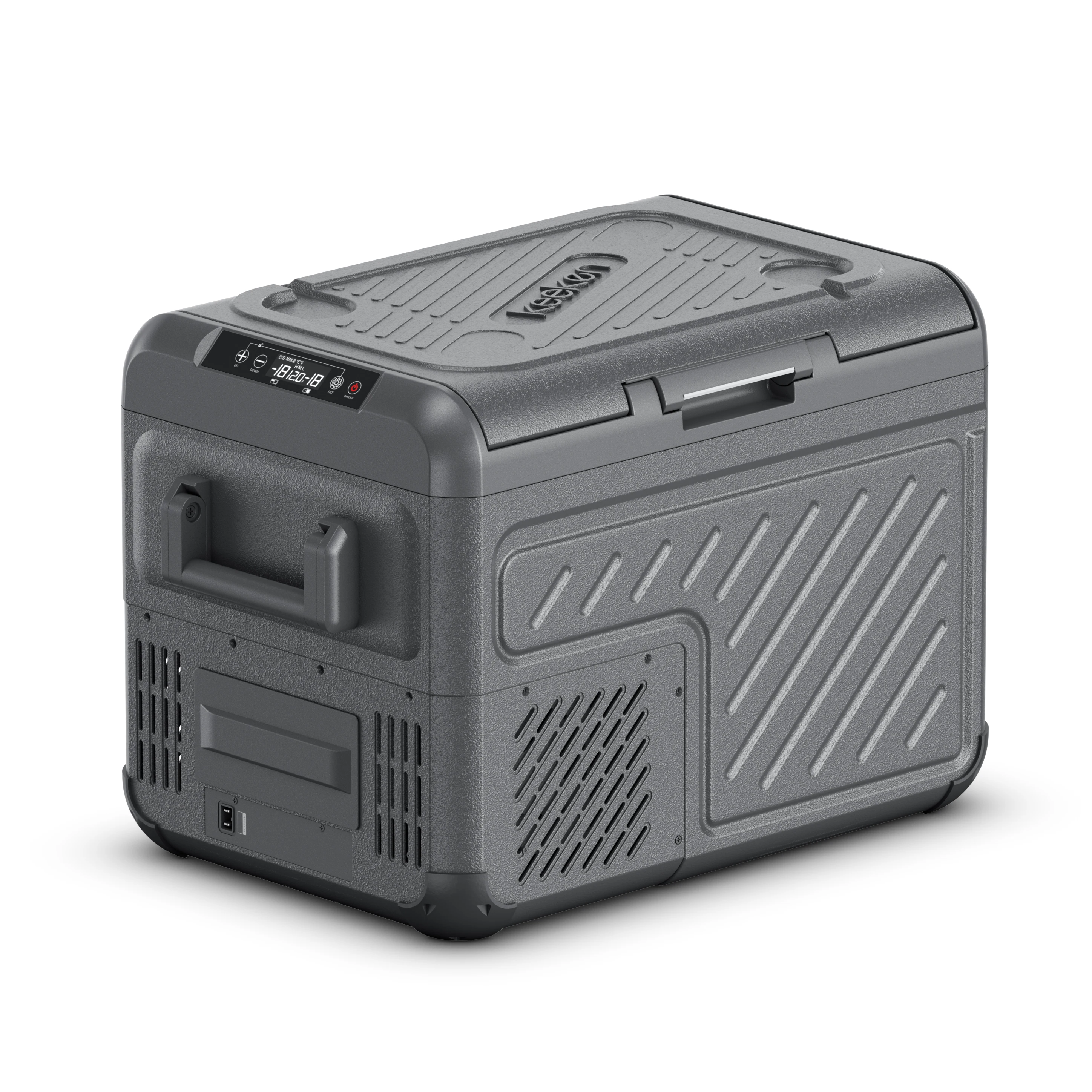 40L Dual Zone Solar Refrigerator Portable Car Freezer Powerful Compressor Quickly Cooler Car Refrigerator