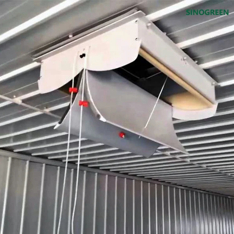 Easy-to-install single Twin ceiling air inlet Attic vents inlets tunnel both for pigs and poultry