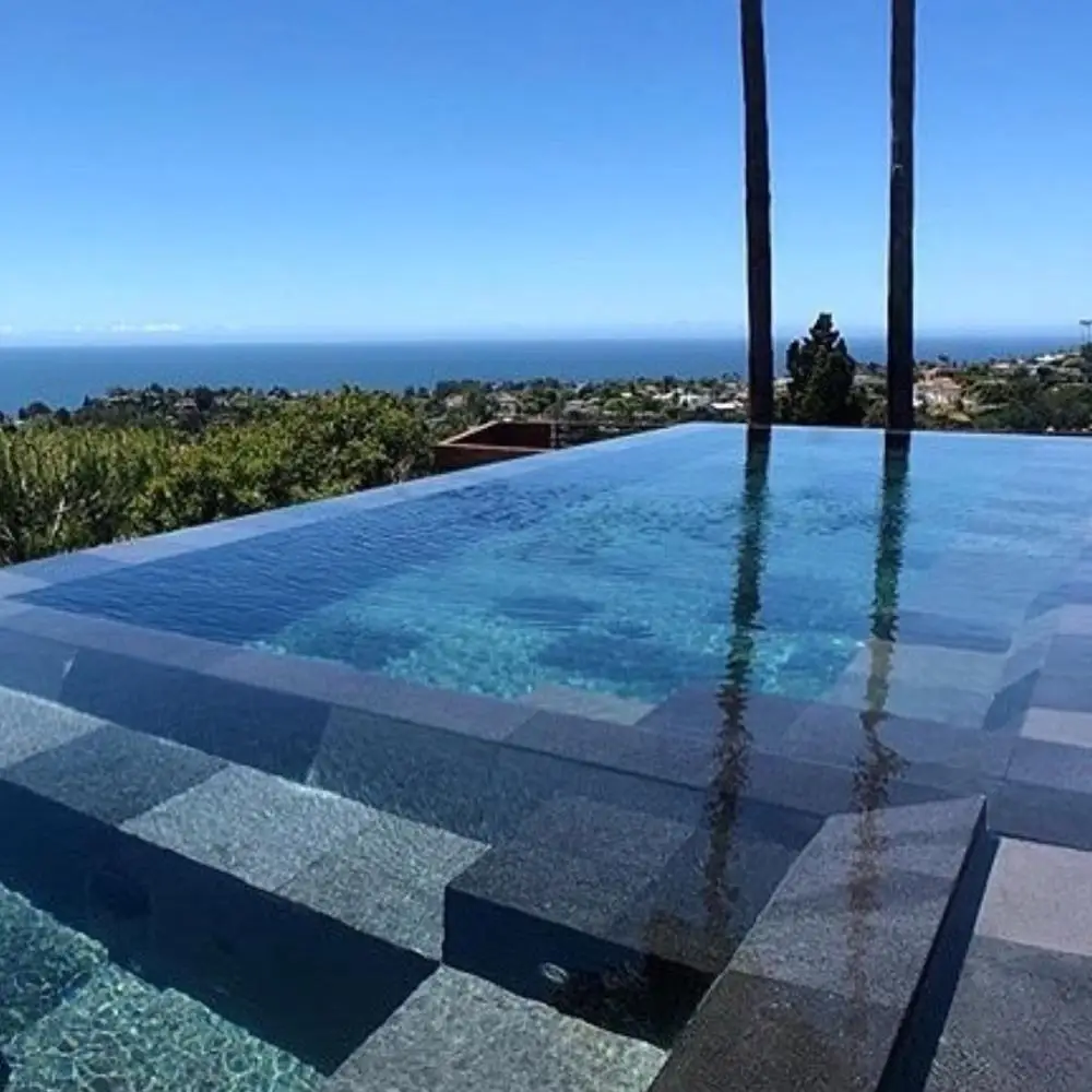 Premium Bali Black Lava Stone Pumice Rocks Volcanic Natural Stone Tiles Wall Cladding Flooring for Swimming Pool