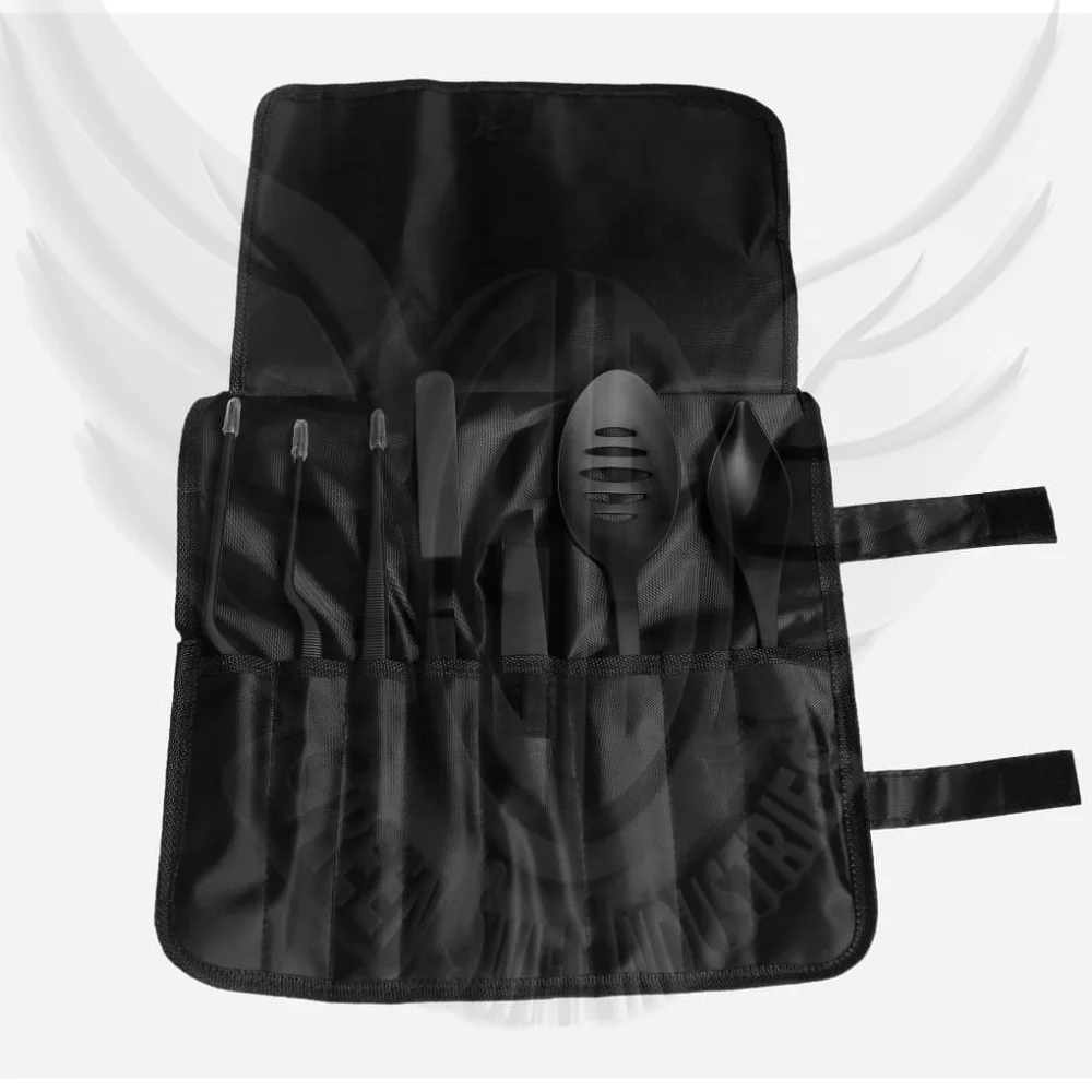 Gourmet tweezers Plating Tongs Angled Chef Tweezers Stainless Steel Cooking Tweezers by GREEN SWIFT INDUSTRIES