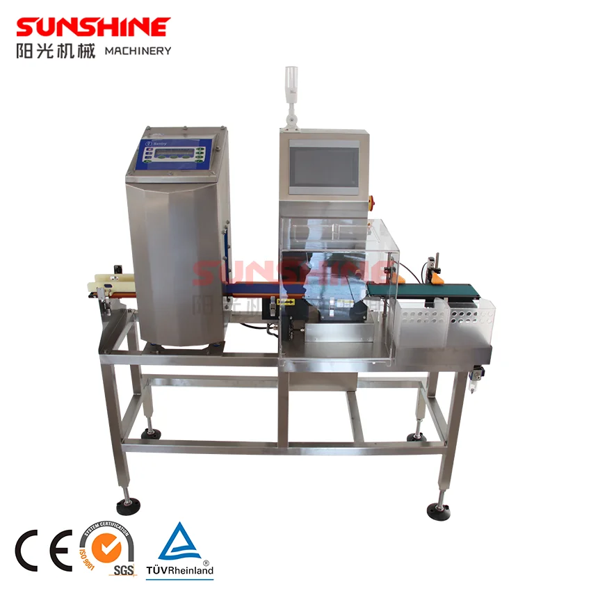 Automatic high speed  dynamic check weighing scale conveyor belt weighers machine with sorting and culling function