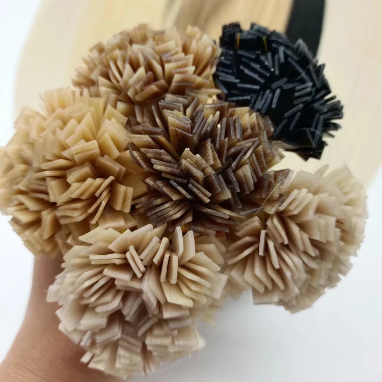 2024 Hot Selling Double Drawn Italian Keratin Virgin Cuticle Aligned Keratin Flat Tip U Tip Human Hair Extension