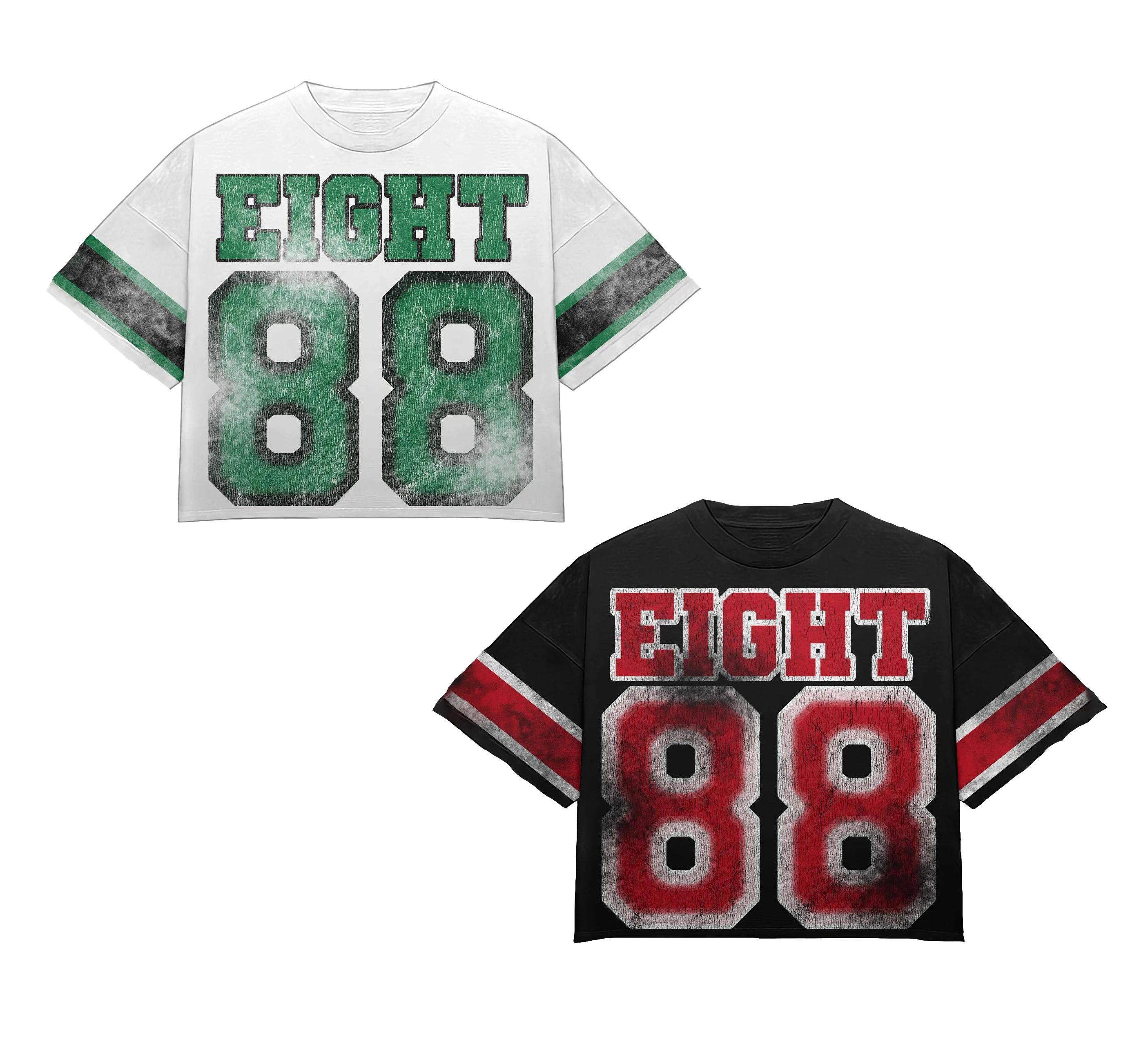 Custom Vintage Acid Washed Oversize Football Jersey High Quality  Streetwear Leisure  Boxy Cropped Football T-shirt