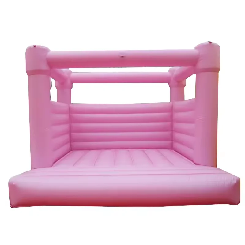 Mini Inflatable Bouncer Castle White Toddler Inflatable Bounce House With Ball Pit Pool