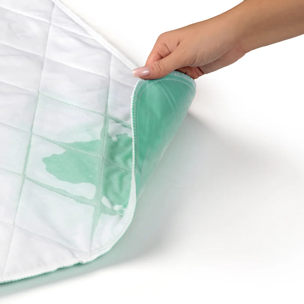 Высококачественный бесшумный водонепроницаемый многоразовый моющийся коврик для недержания