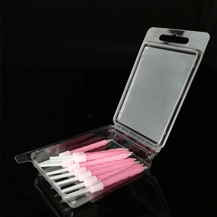 Ready model pvc pet transparent plastic clamshell blister packaging box for charger in stock wholesale