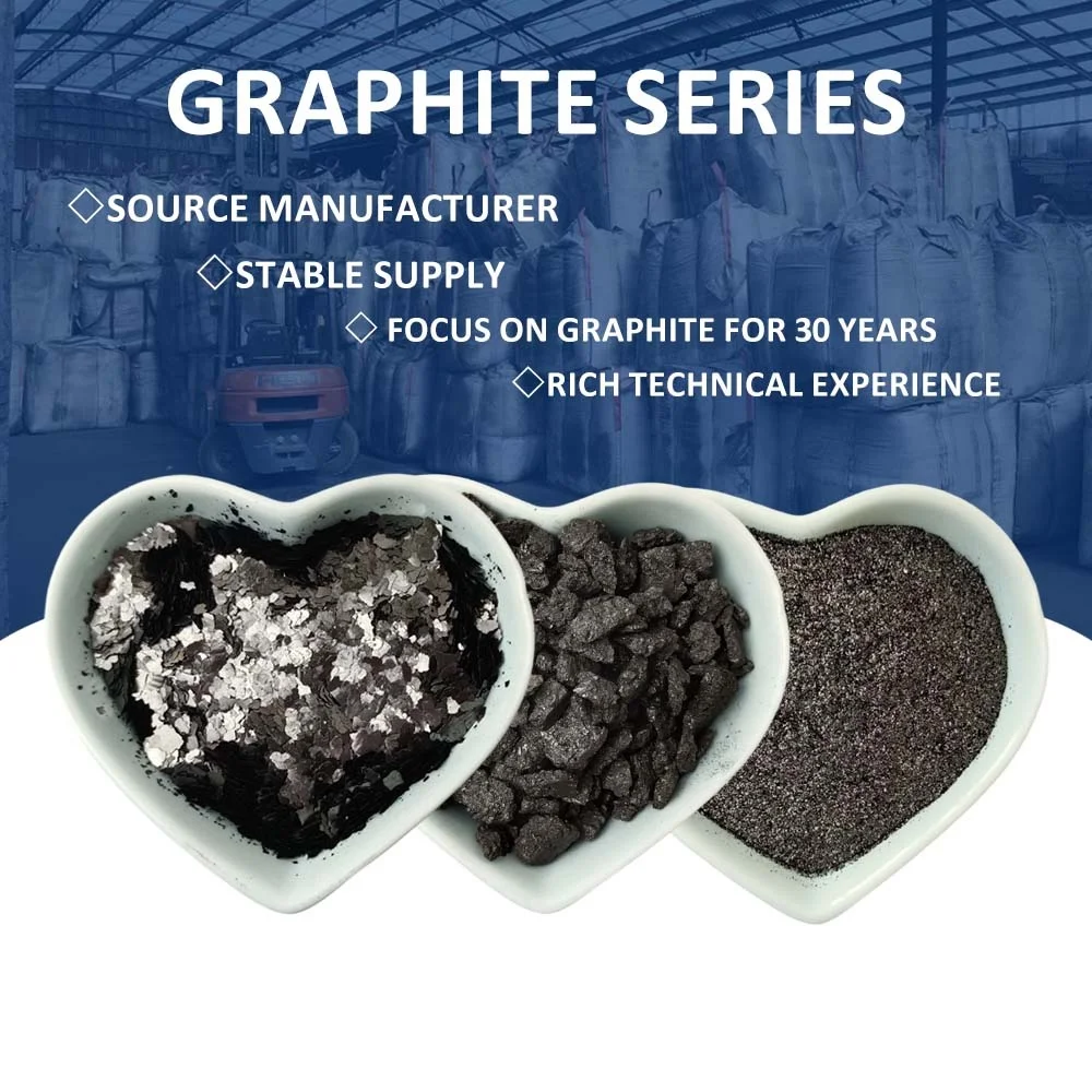 Manufacture friction materials high purity 80mesh nature flake graphite powder for battery