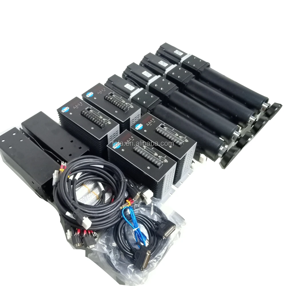 DIY 4dof платформа движения 150 мм Электрический цилиндр + 750 Серводвигатель 500 мм/с водителем сервопривода для симулятора гонок