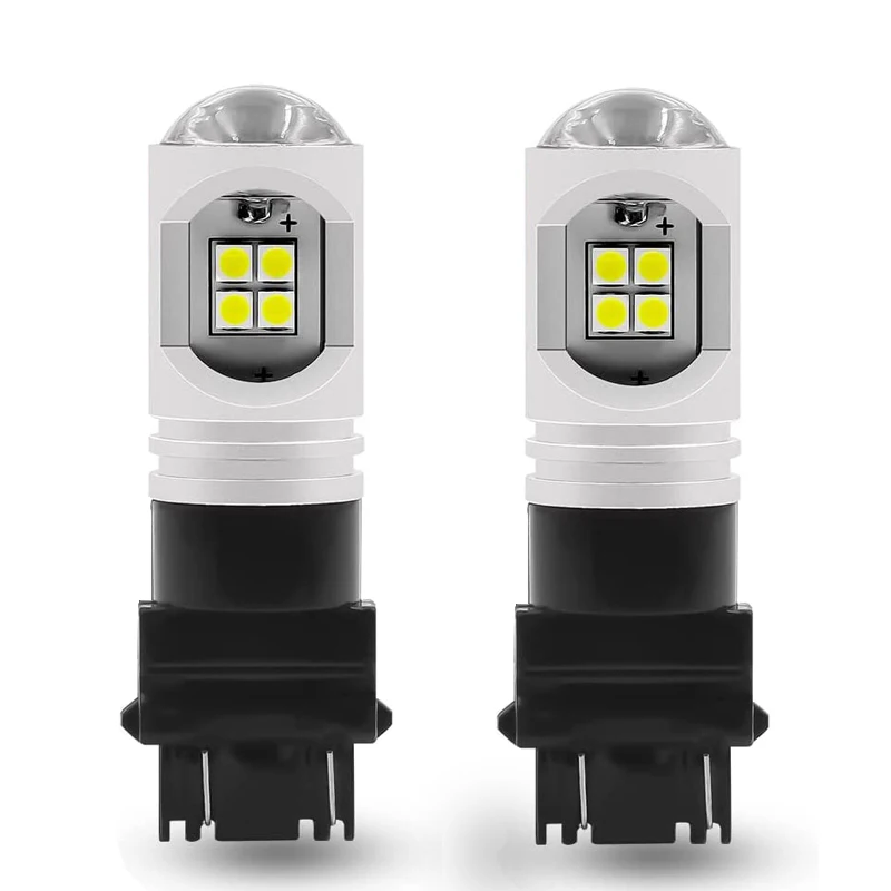 High Bright Car Turn Signal Light Brake Lamp With Lens Bulb Auto Bay15D 1157 Ba15S P21W 1156 Led Tail Light