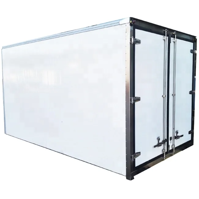 
Refrigetated truck box with thermo king refrigeration unit 