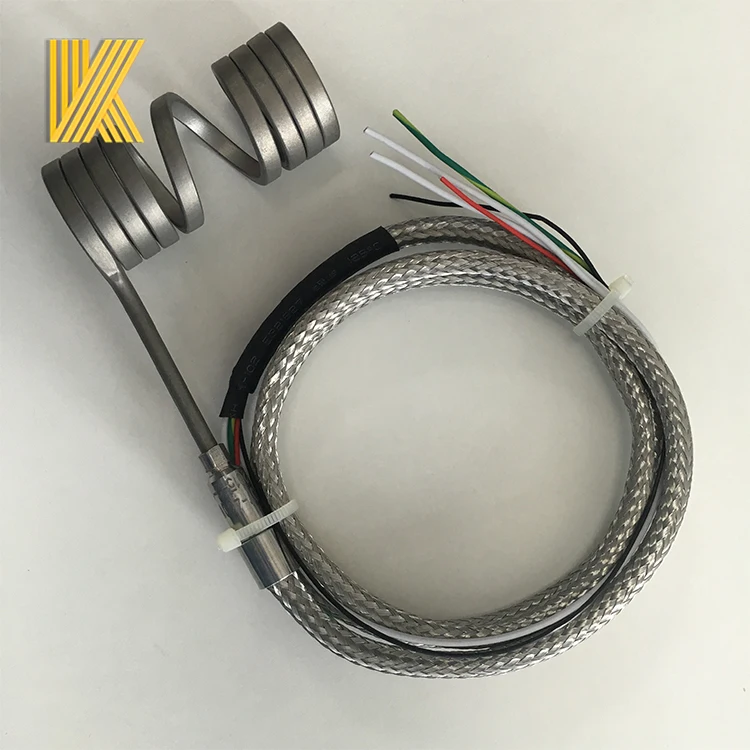 Industrial built in thermocouple hot runner coil heater