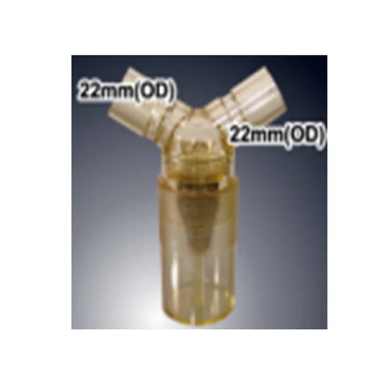 A-Faith 2021 G313032 Taiwan Produced Breathing Circuit Reusable Water Trap with 22mmOD Connector 30cc/adult water trap