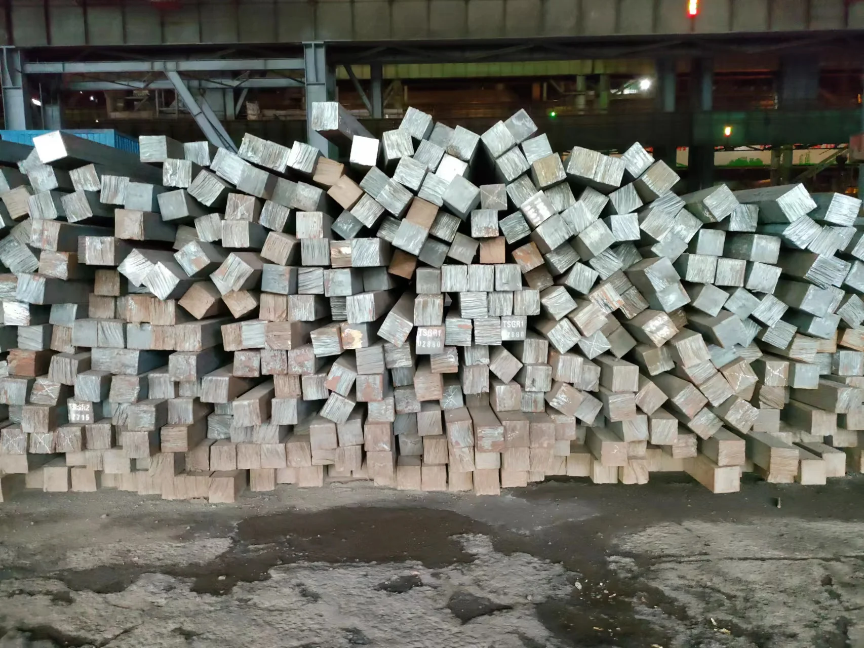 Billets A36 Grade 40 Grade 50 Grade 60 Sp3/Sp5 Iron Rod Metal Carbon Square Steel Billets