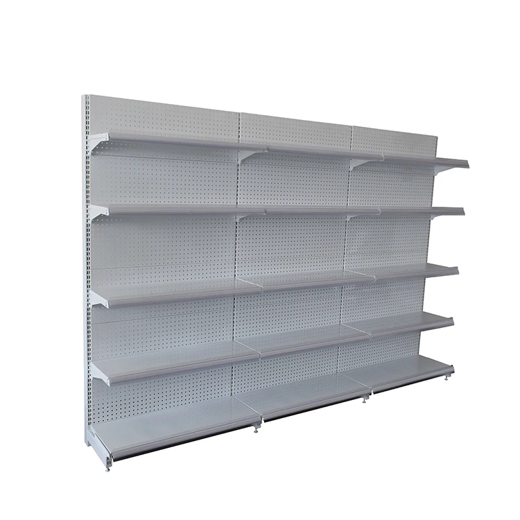 Free Stand Customised Quality Pegboard Gondola Shelves Rack For Market Display