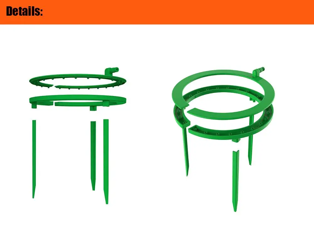 5inch 9inch 12inch Hydroponics Irrigation Drip Ring For Wholesale