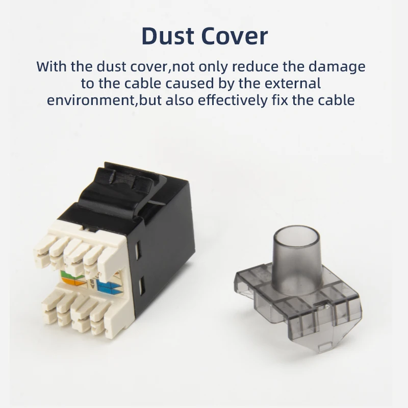 High Quality Network cat6  utp keystone jack module 180 degree Ethernet Cat 6 8p8c Rj45 Keystone jack